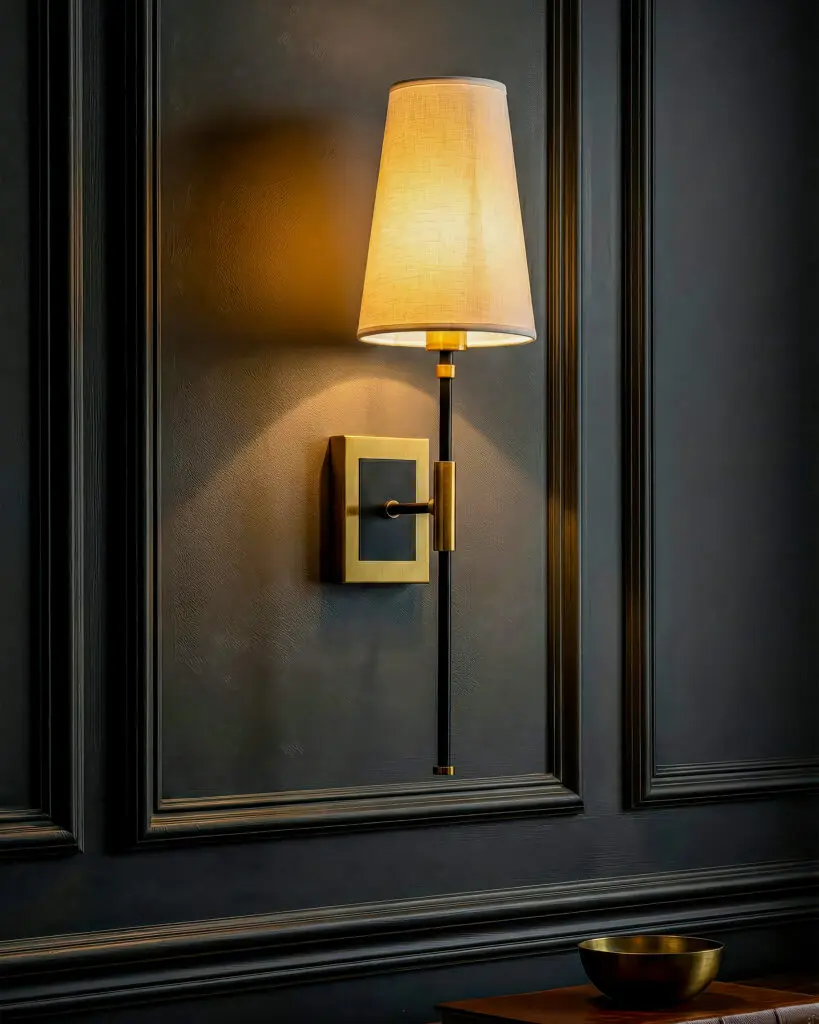 Đèn Tường Hiện Đại Hợp Kim Đen Vàng Sang Trọng VRG-GT41825