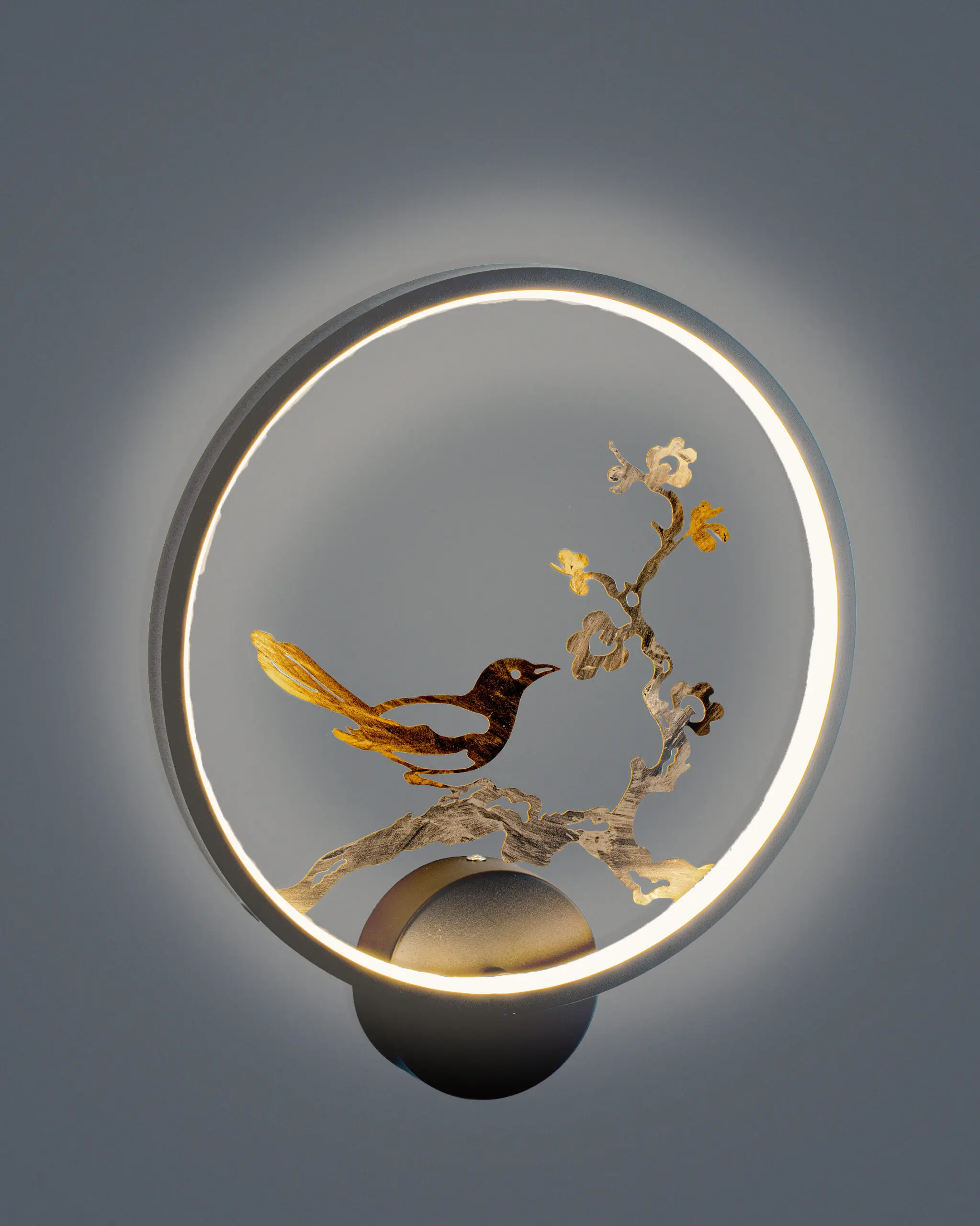 VRG GT482 2 scaled Đèn Tường Phong Cách Hiện Đại Chất Liệu Thủy Tinh Màu Trắng Vàng VRG-GT482