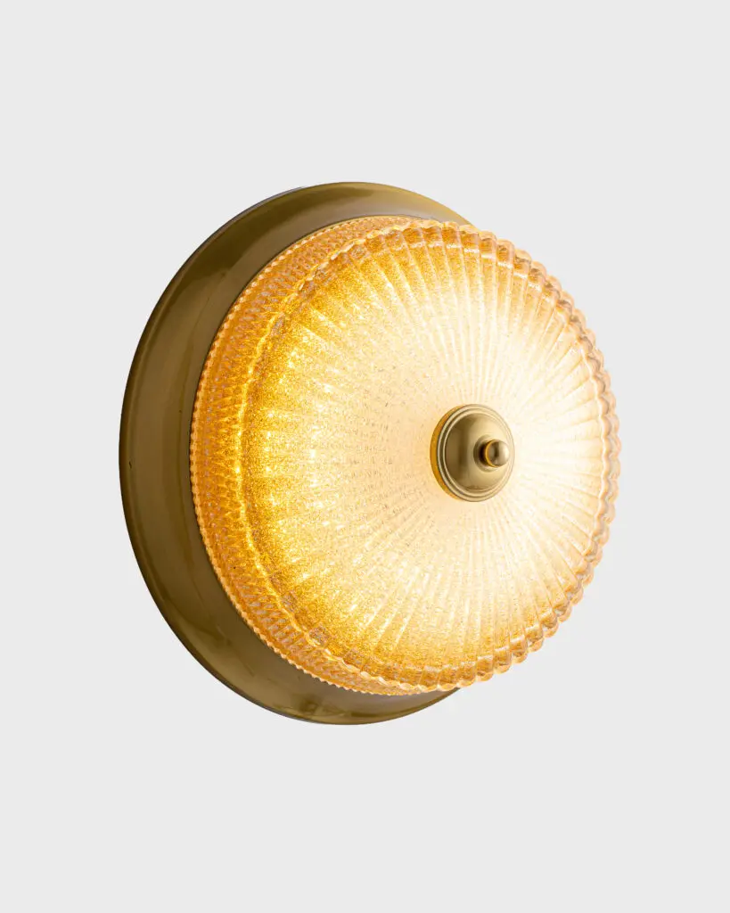 Đèn Ốp Trần Cổ Điển Pha Lê Sang Trọng Đồng Vàng VRG-OD09