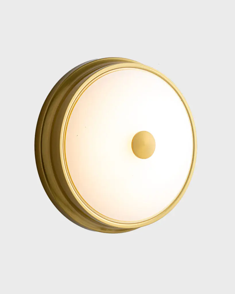 Đèn Ốp Trần Cổ Điển Hợp Kim Tròn Vàng Sang Trọng VRG-OD10