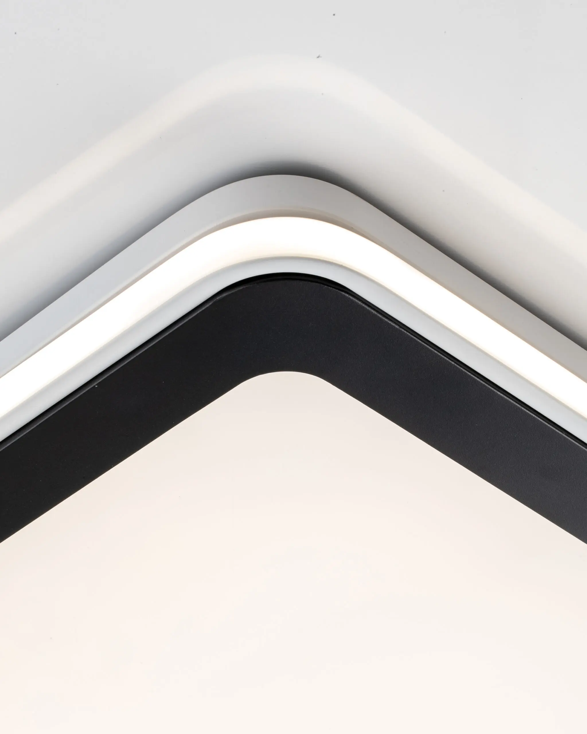 VRG OTP75BK 3 scaled Đèn Ốp Trần Hiện Đại Hợp Kim Vuông Xếp Lớp Đen LED Tối Giản VRG-OTP75BK