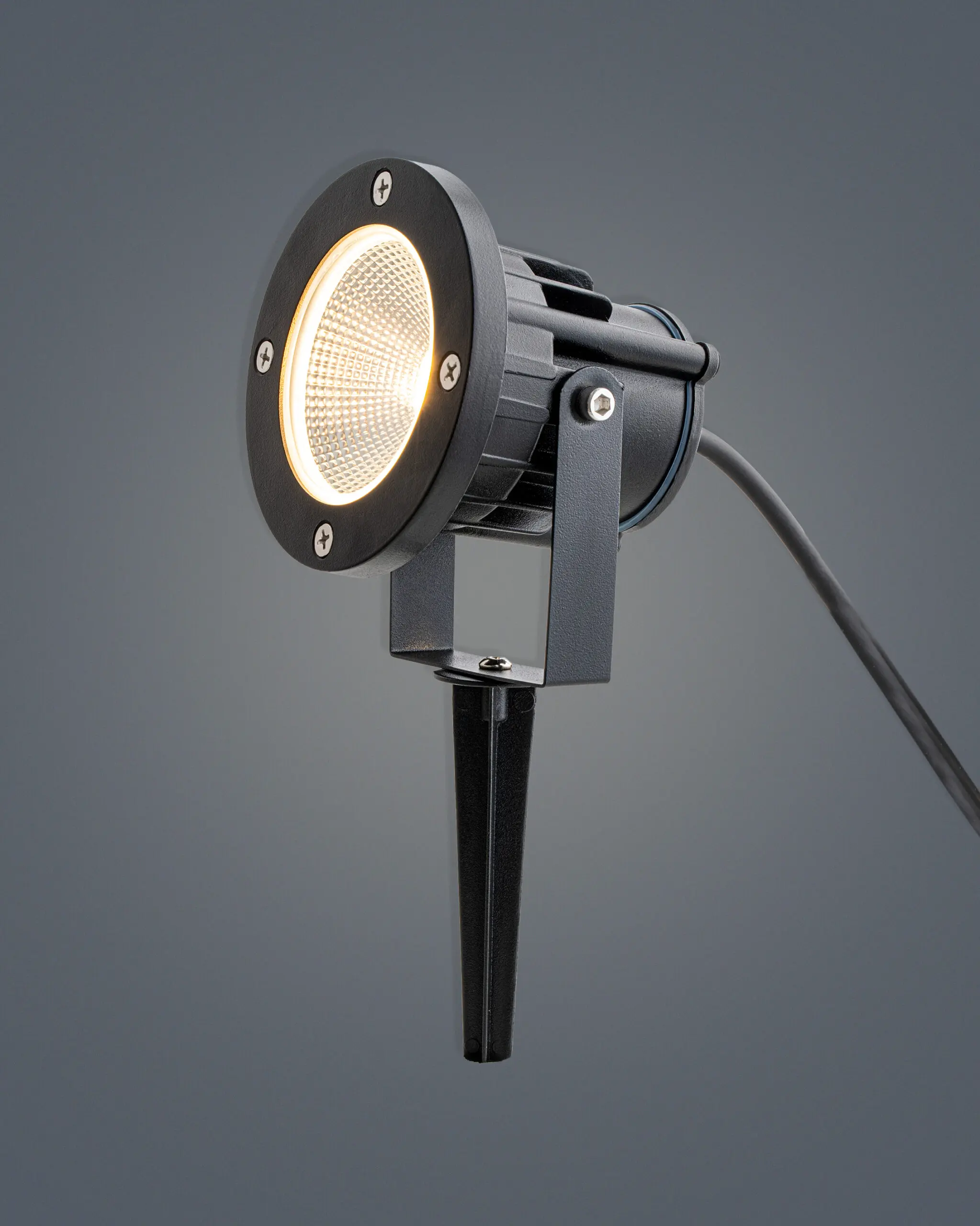 VRG RC004 2 scaled Đèn Cắm Cỏ - Rọi Cây Hiện Đại Hợp Kim Đen Vòng Tròn Sang Trọng VRG-RC004