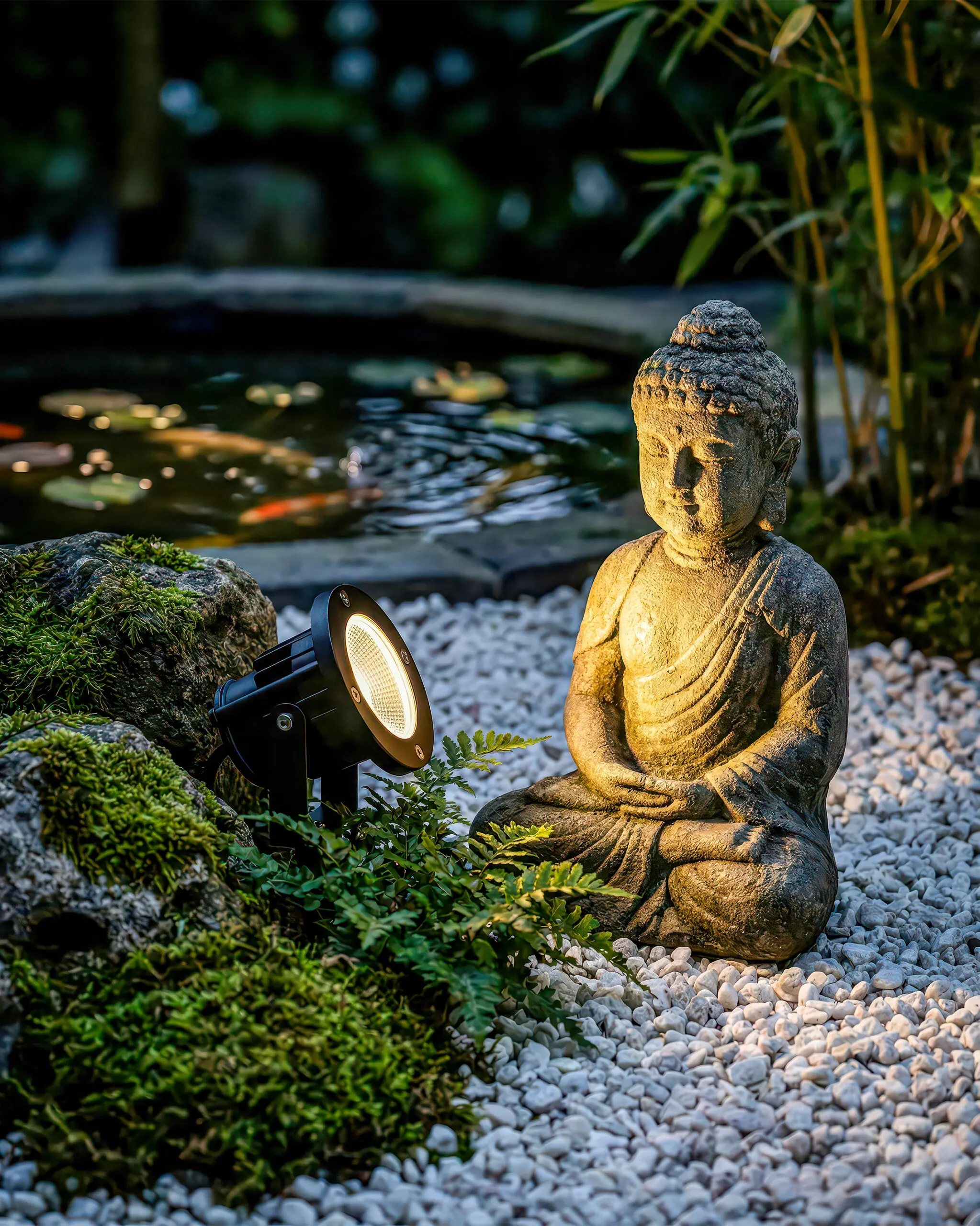 VRG RC004 6 scaled Đèn Cắm Cỏ - Rọi Cây Hiện Đại Hợp Kim Đen Vòng Tròn Sang Trọng VRG-RC004