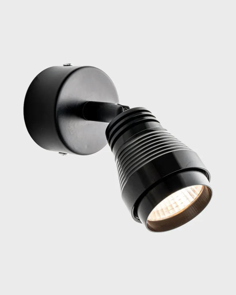 Đèn Tường LED Hiện Đại Hợp Kim Đen Tối Giản Sang Trọng VRG-RO1403