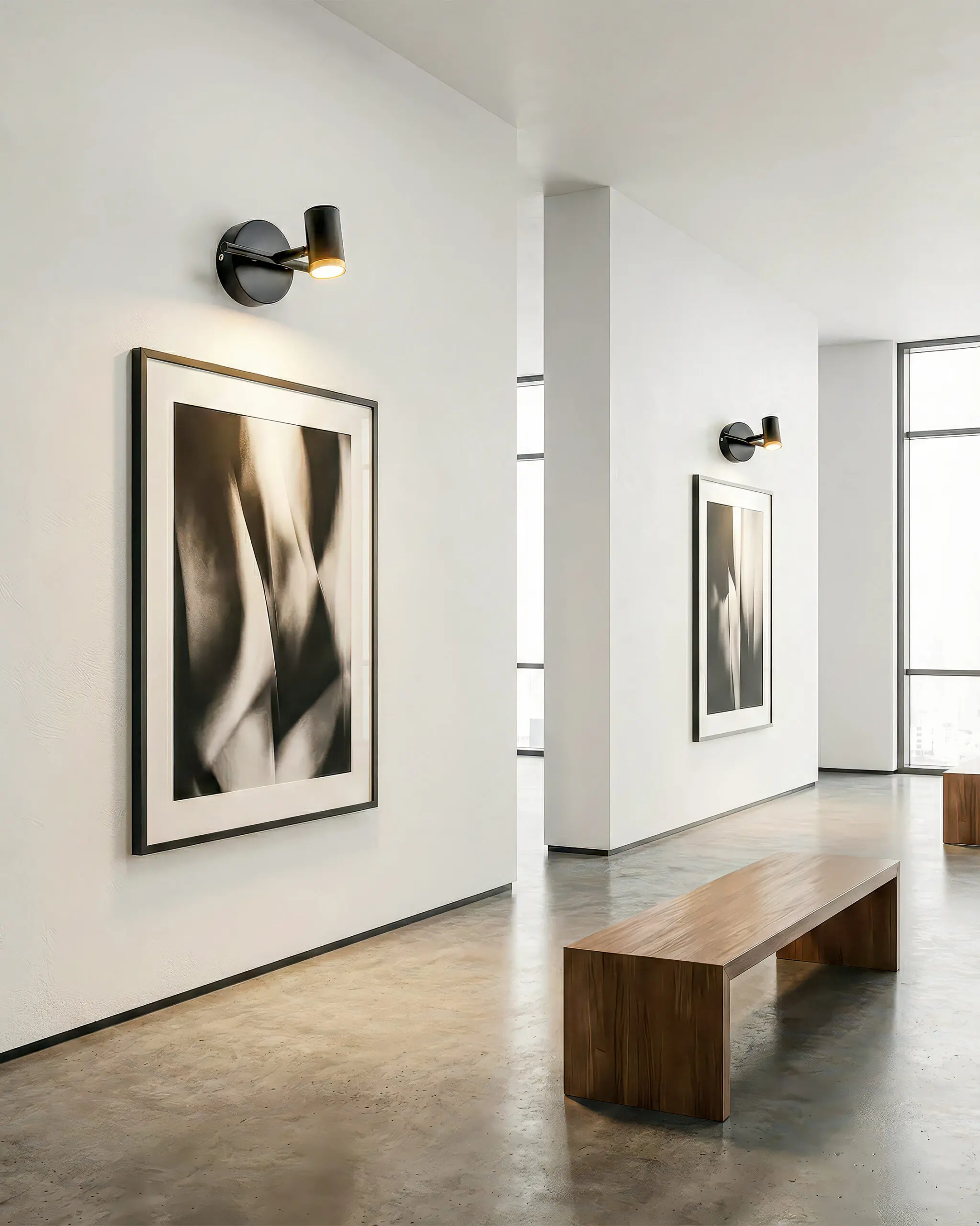 VRG RT91 4 scaled Đèn Tường LED Hiện Đại Hợp Kim Đen Đầu Xoay Minimalist VRG-RT91