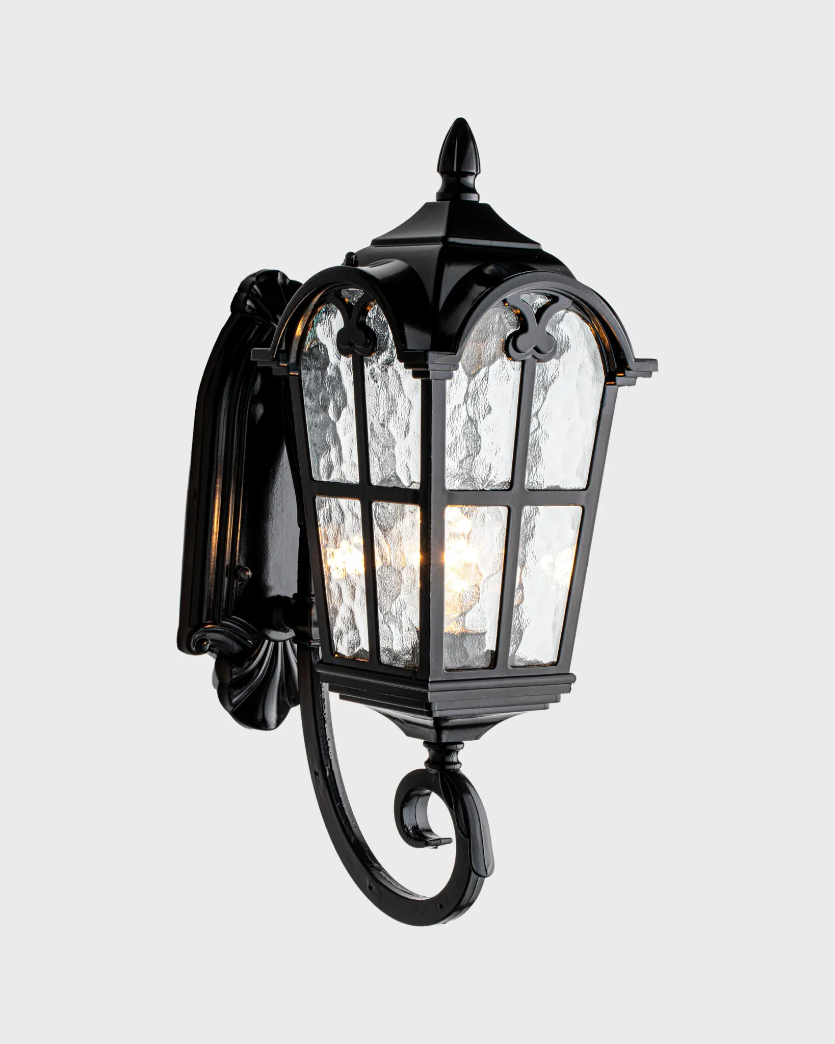 Đèn Tường Cổ Điển Hợp Kim Đen Thủy Tinh Trong Suốt Sang Trọng VRG-SH381