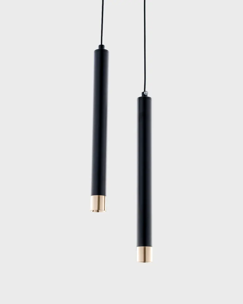 Đèn Thả Hiện Đại Hợp Kim Đen Vàng Gold Kiểu Dáng Thông Minh VRG-THD05C