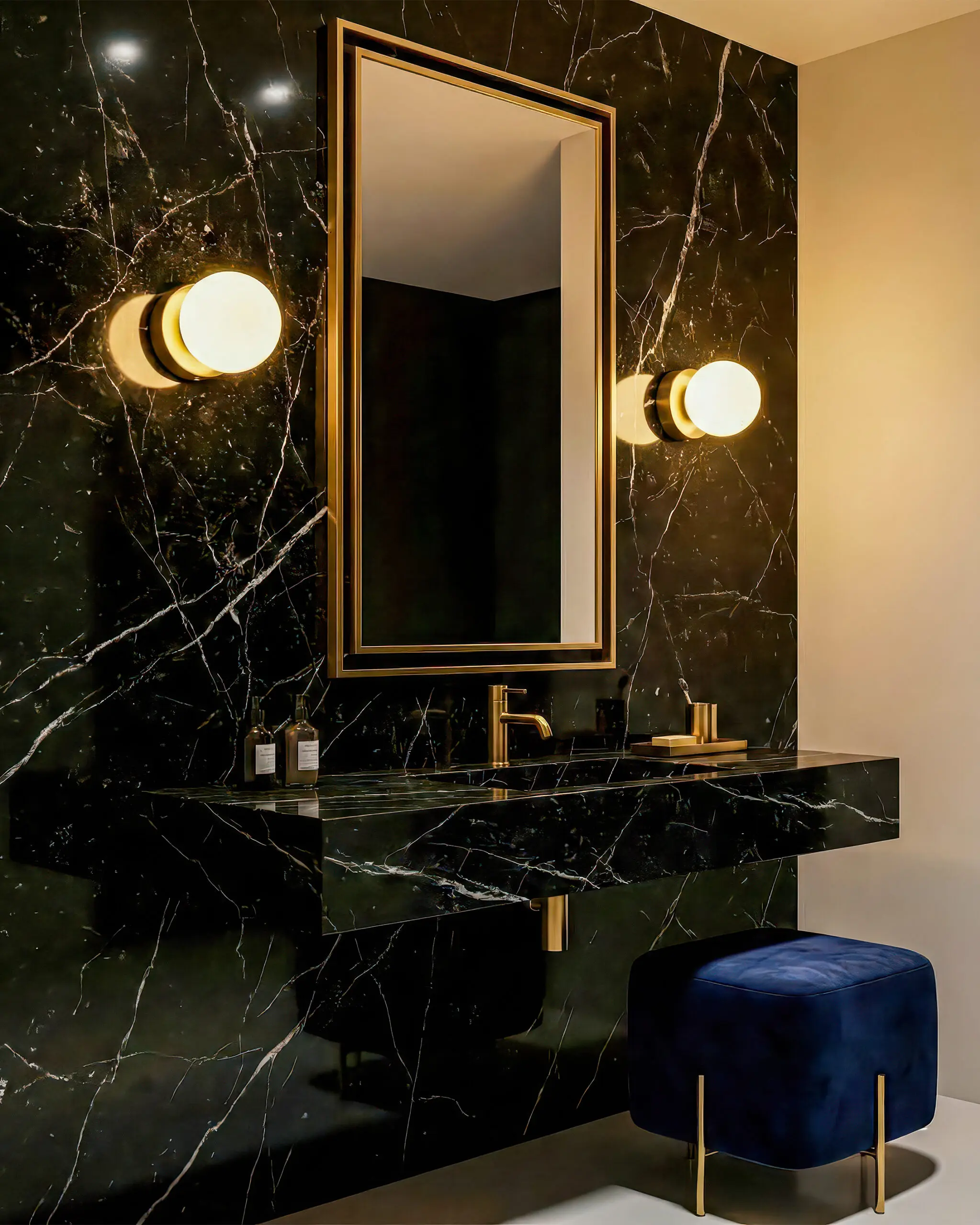 VRG VK107 V2 4 scaled Đèn Tường Hiện Đại Pha Lê Tròn Sang Trọng Vàng VRG-VK107