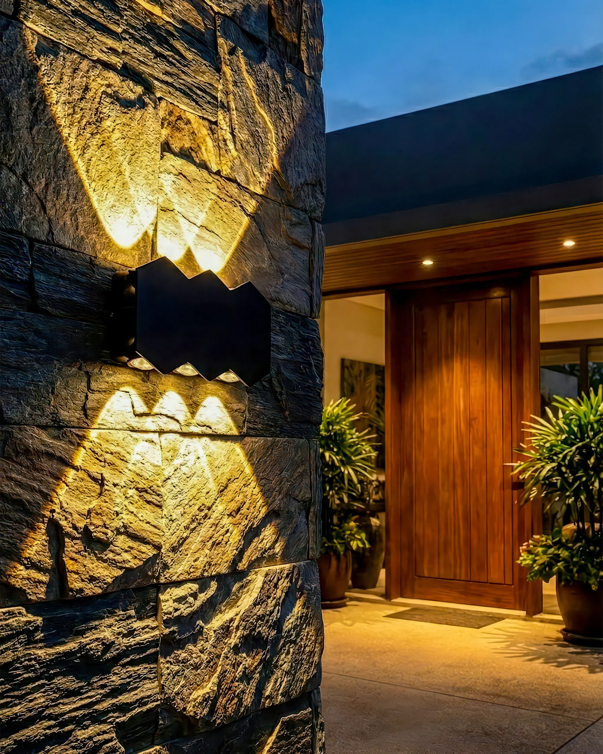 VRG VL8101 6 3 scaled Đèn Tường Hiện Đại Hợp Kim Màu Đen Tinh Tế VRG-VL8101-6