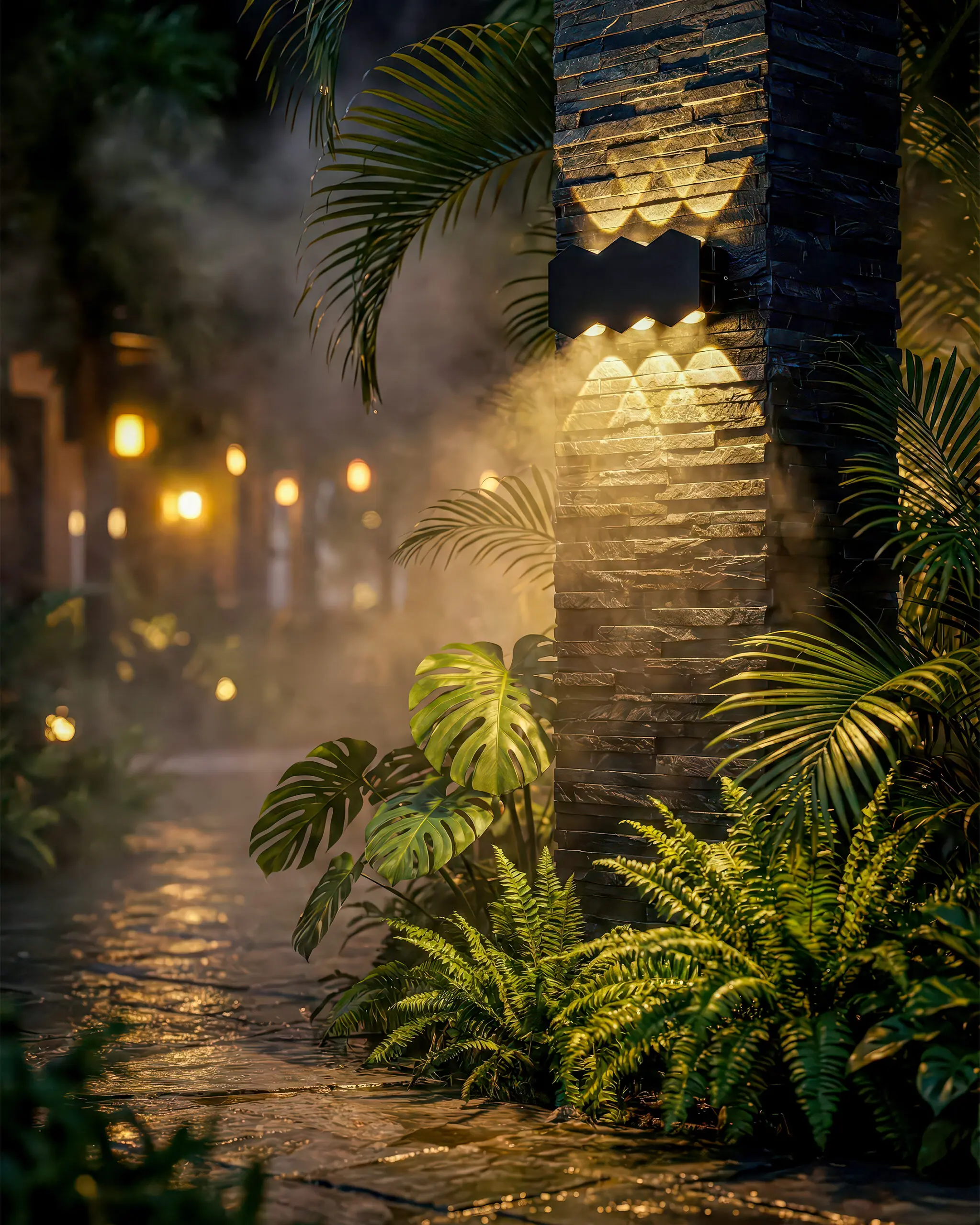 VRG VL8101 6 4 scaled Đèn Tường Hiện Đại Hợp Kim Màu Đen Tinh Tế VRG-VL8101-6