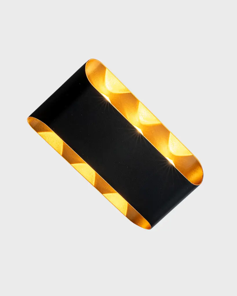 Đèn Tường Hiện Đại Hợp Kim Đen Vàng Sang Trọng VRG-VL8118-6