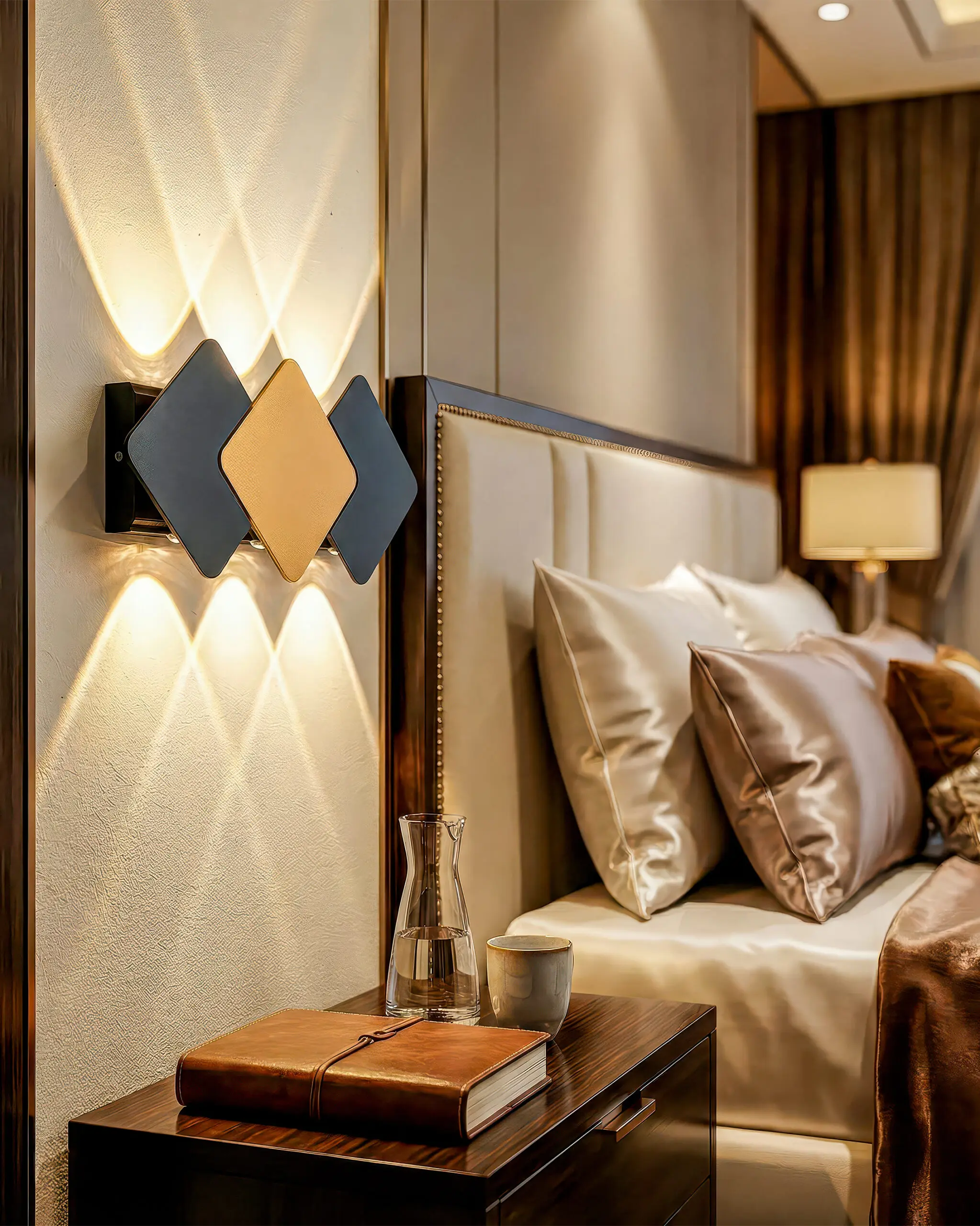 VRG VL982 6 3 scaled Đèn Tường Hiện Đại Hợp Kim Đen Vàng Sang Trọng VRG-VL982-6