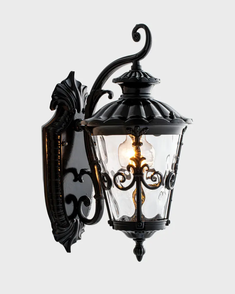 Đèn Tường Cổ Điển Thủy Tinh Đen Màu Sắc Sang Trọng VRG-VNT1204