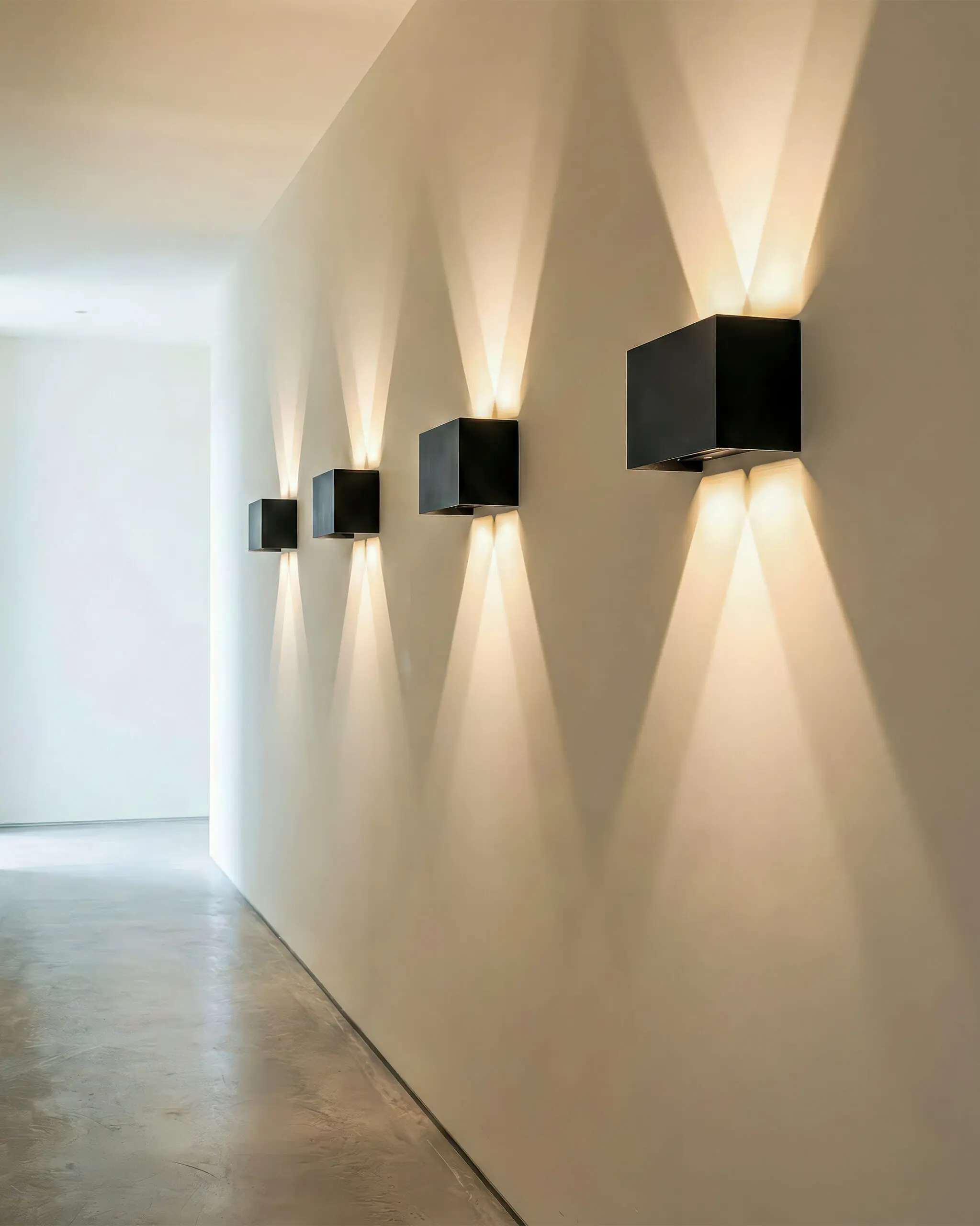 Đèn Tường LED Hiện Đại Hợp Kim Khối Chữ Nhật Màu Đen Matte VRG-VNT44-2B 3 Đèn Tường LED Hiện Đại Hợp Kim Khối Chữ Nhật Màu Đen Matte VRG-VNT44-2B