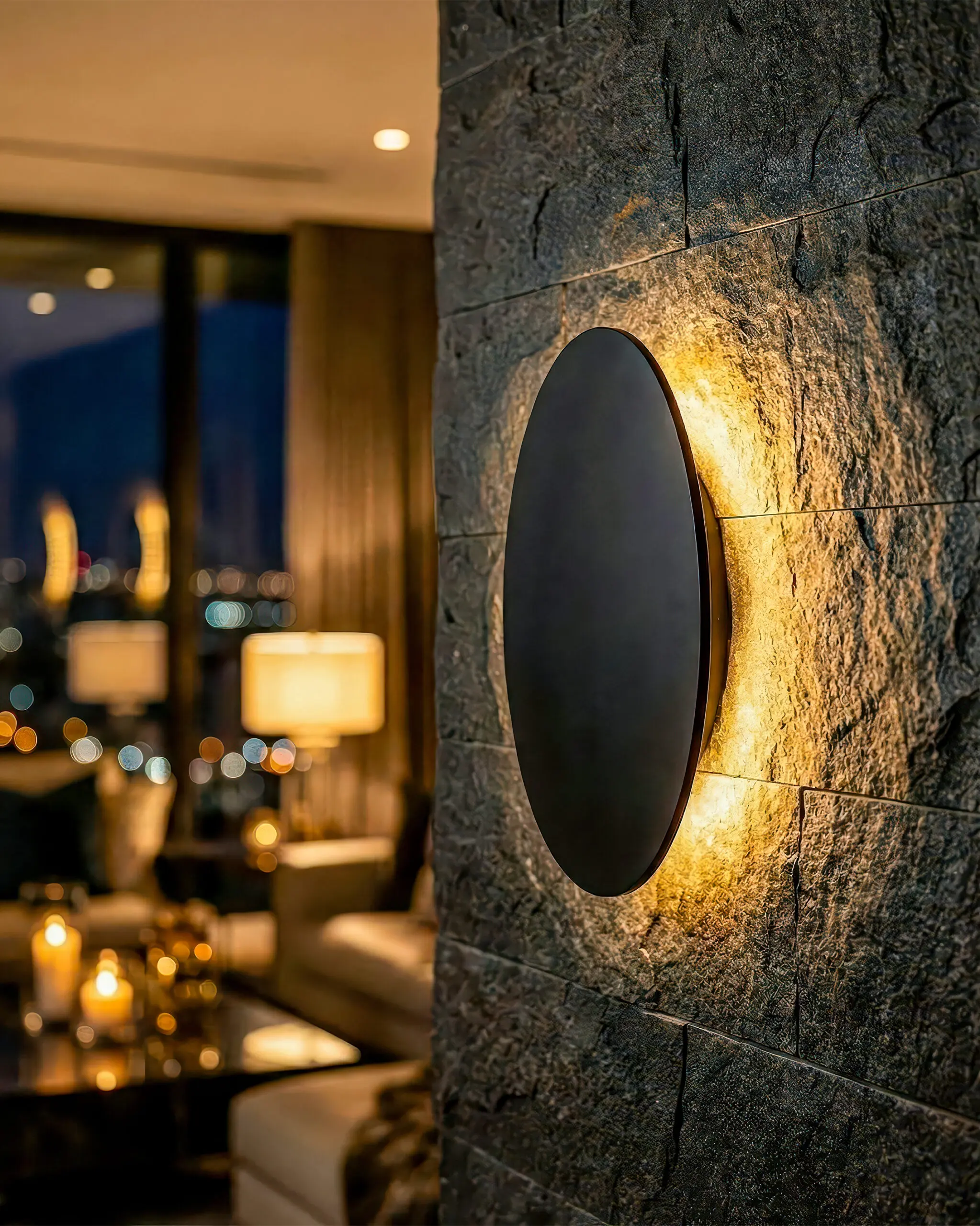 VRG VNT637 3 scaled Đèn Tường Hiện Đại Hợp Kim Oval Đen Sang Trọng VRG-VNT637