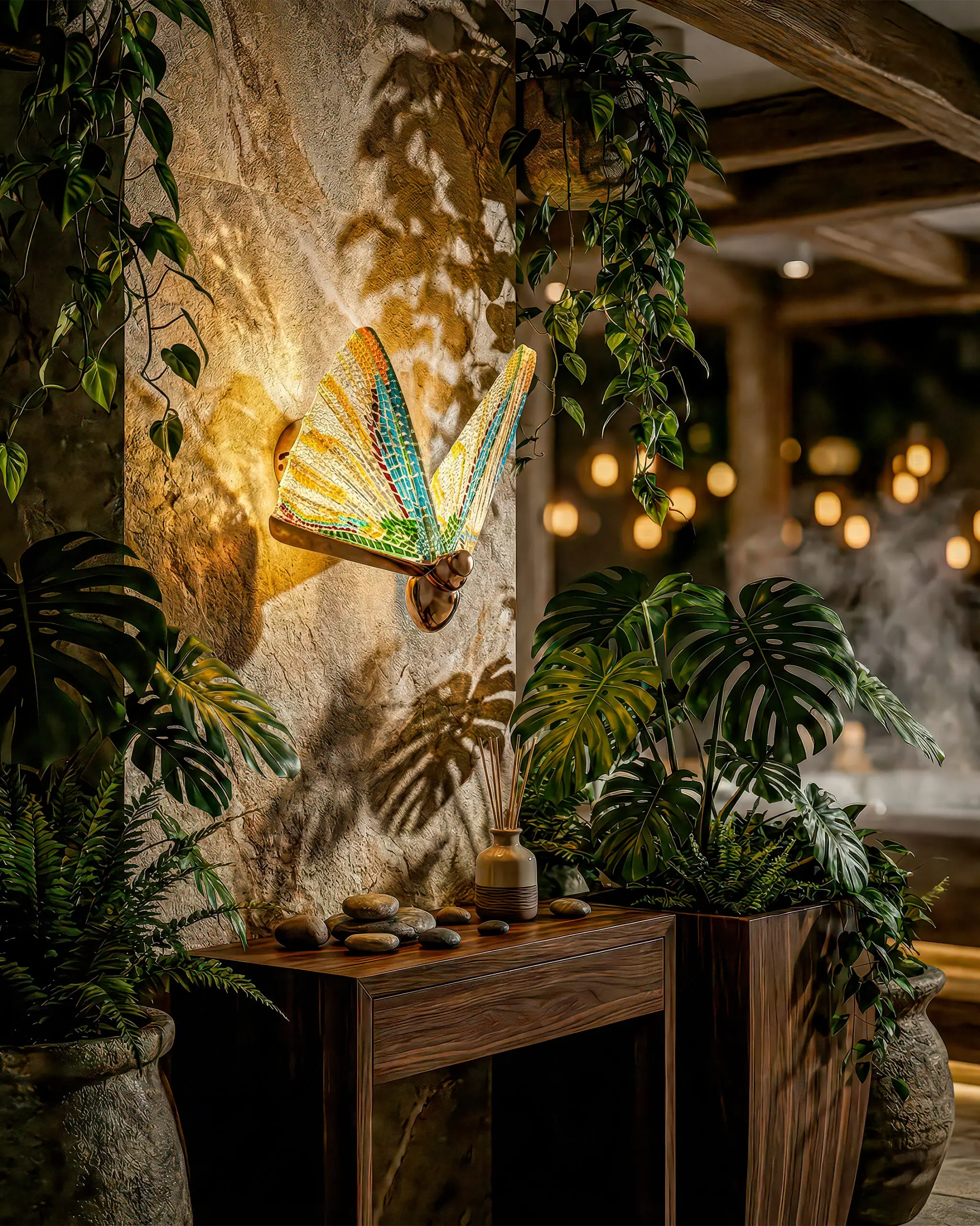 Đèn Tường Pha Lê Màu Sắc Đẹp Sang Trọng Đẳng Cấp VRG-VPL110