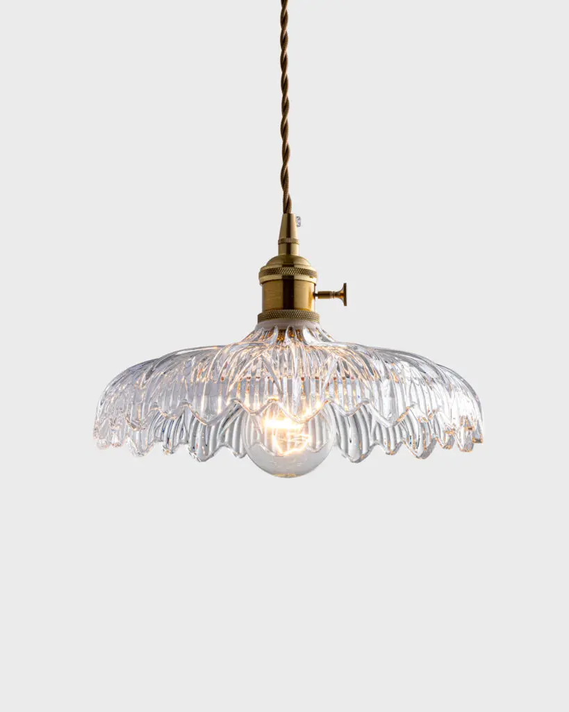 Đèn Thả Pha Lê Cao Cấp Hình Oval Màu Trong Sang Trọng VRG-TT54