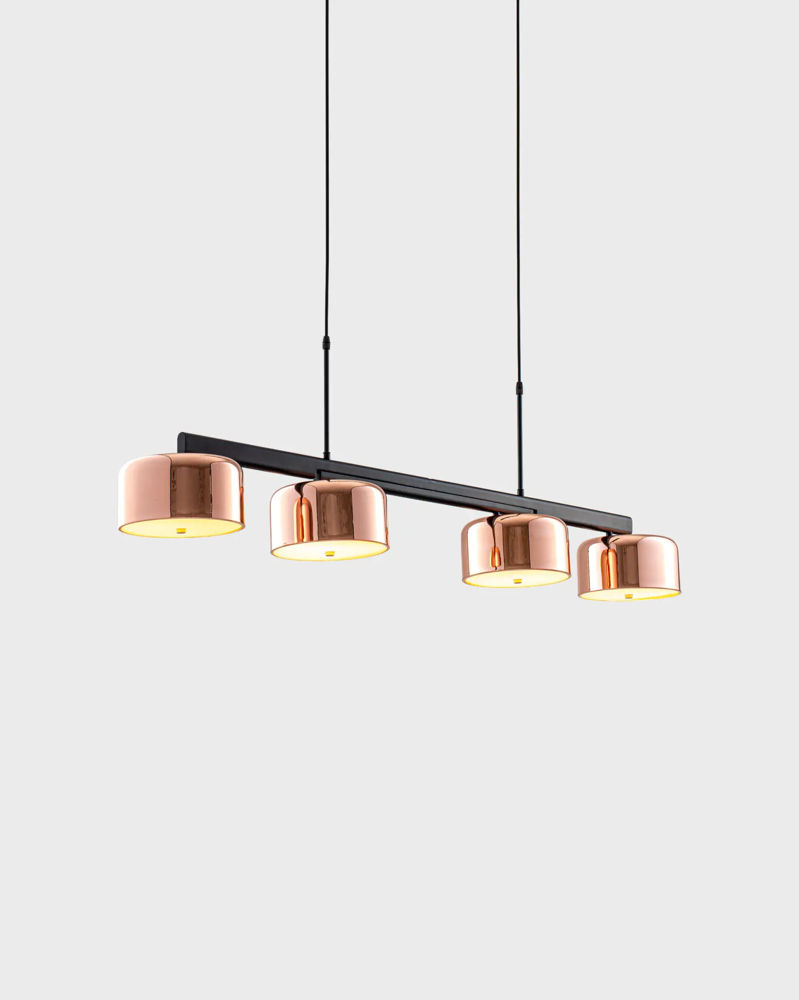 Đèn Thả Đồng Hiện Đại Bằng Hợp Kim Đen Sang Trọng VRG-TTK12BN4