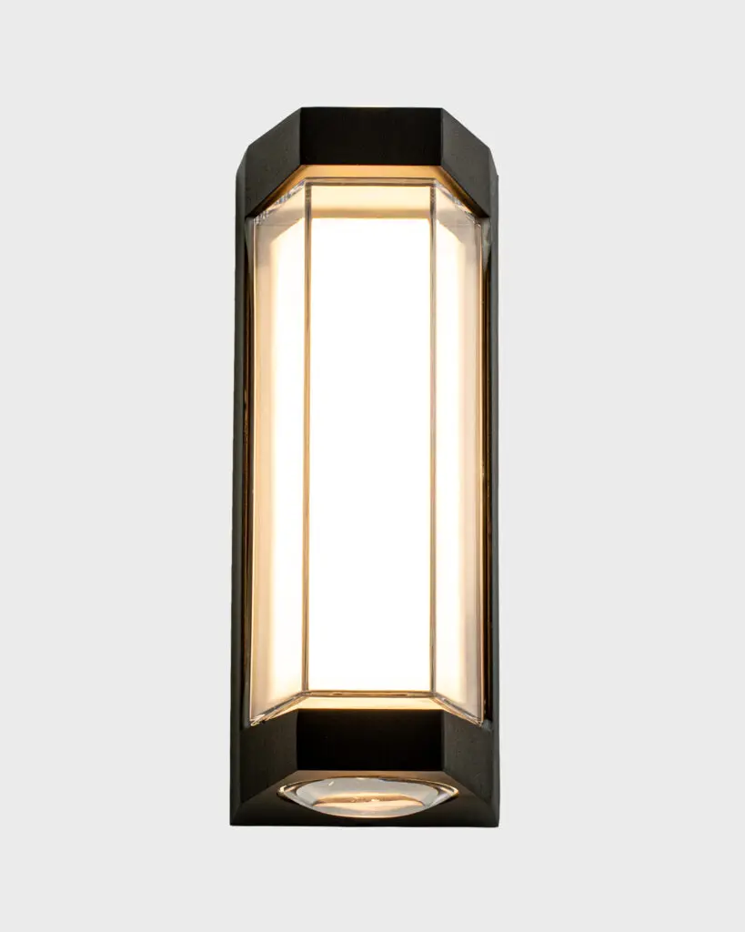 Đèn Ốp Tường Hiện Đại Thủy Tinh Trắng Đen Sang Trọng VRG-VL8812L