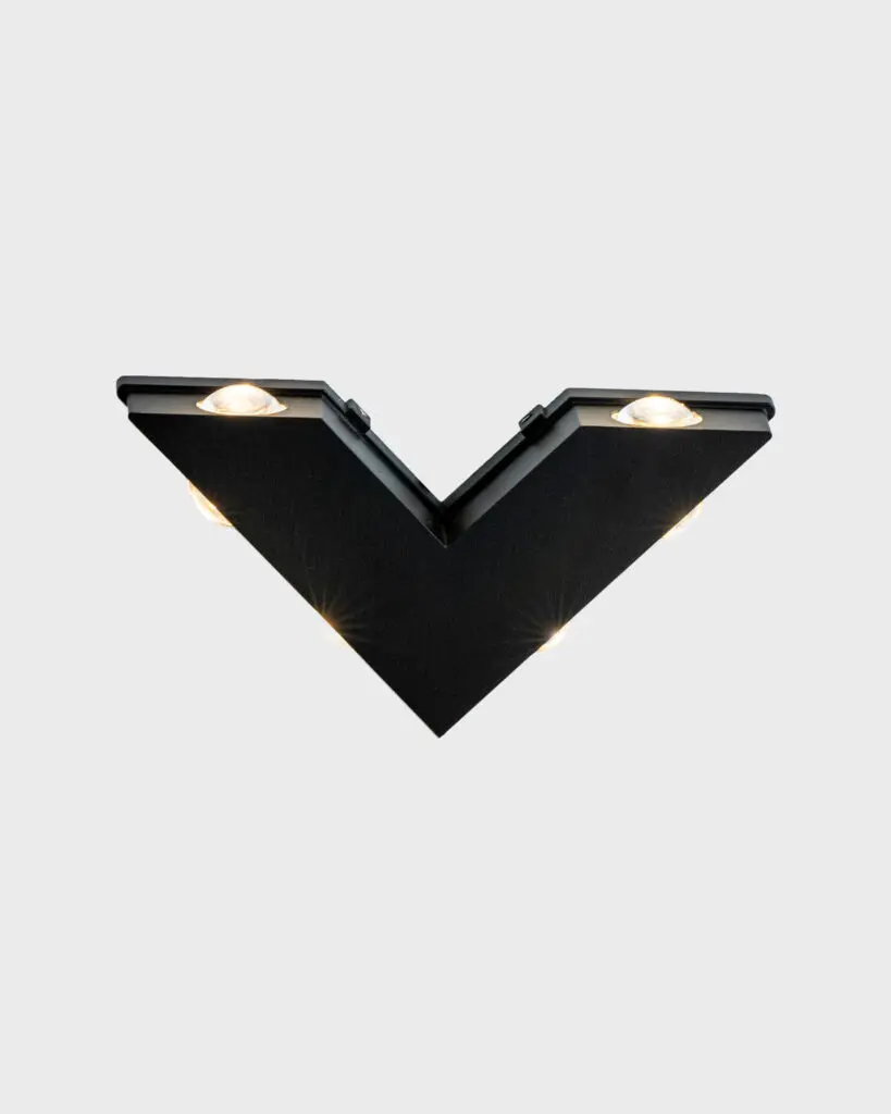 Đèn Tường Hiện Đại Hợp Kim Đen V hình Sang Trọng VRG-VNT093