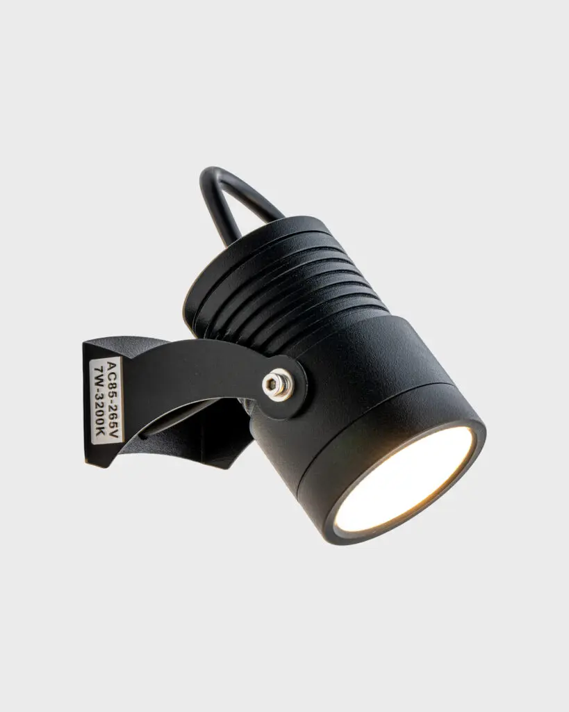 Đèn Spotlight LED Chiếu Sáng Hiện Đại Hợp Kim Đen Sang Trọng VRG-AFC009-7W