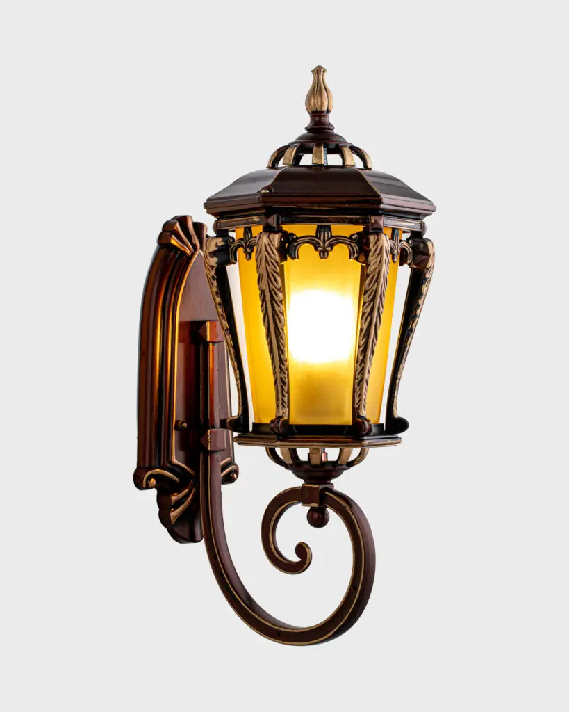 Đèn Tường Đồng Cổ Điển Sang Trọng Vàng Và Nâu Tối Giản VRG-TD155