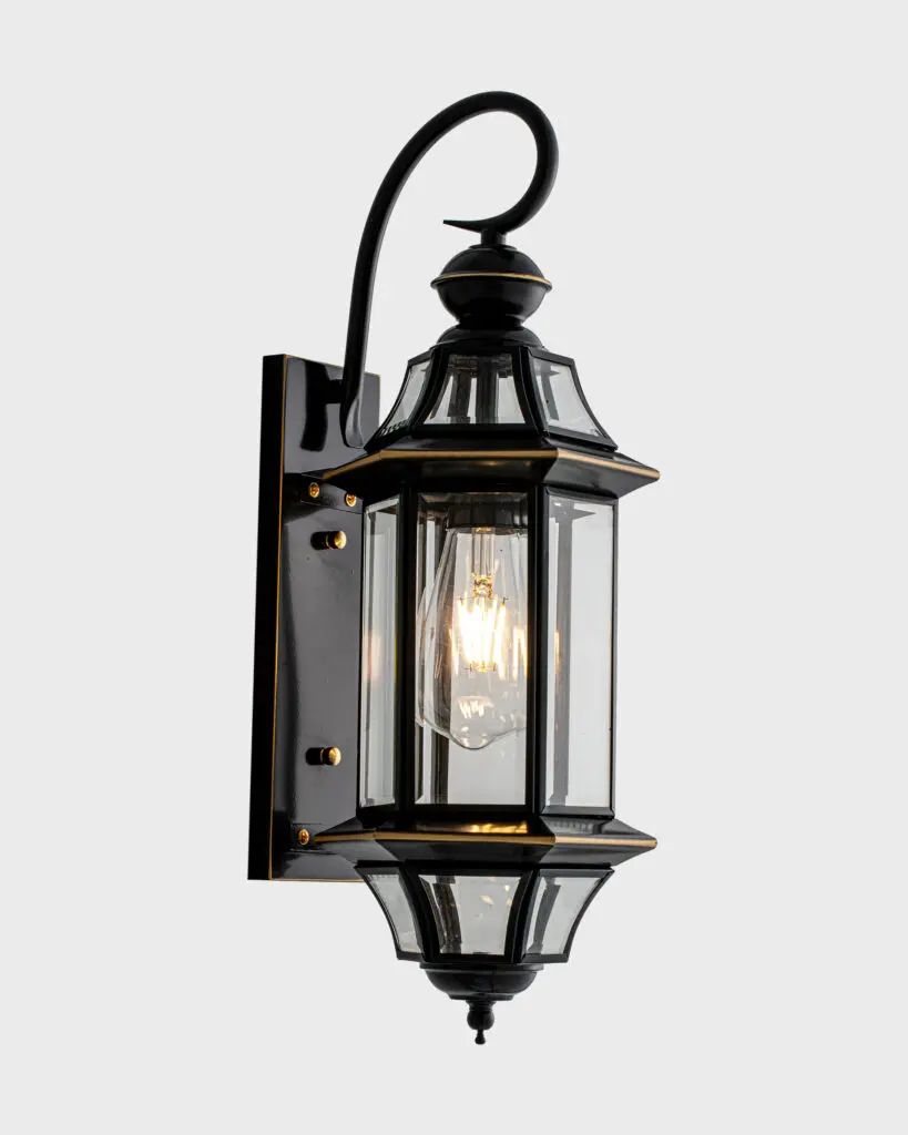 Đèn Tường Cổ Điển Thủy Tinh Đen Gold Sang Trọng VRG-VD6803