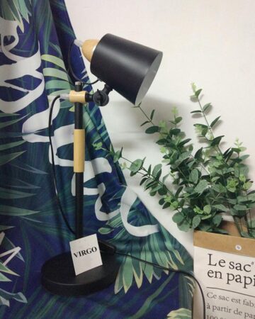 Đèn để bàn làm việc và trang trí phòng ngủ bằng gỗ VIRGO KD092901