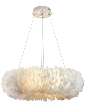 Đèn thả lông vũ cho phòng ngủ VIRGO DL28