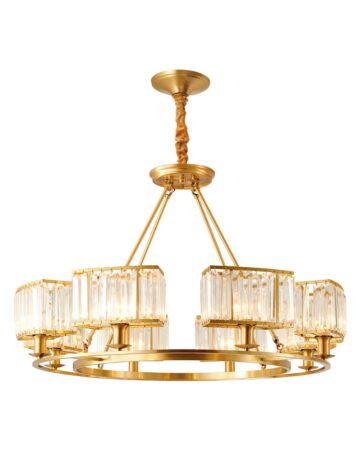 Đèn chùm khối thủy tinh nội thất cao cấp VIRGO DL15