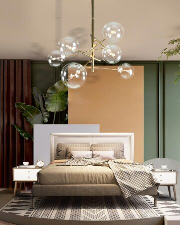 Đèn chùm thủy tinh bong bóng hiện đại VIRGO DL16