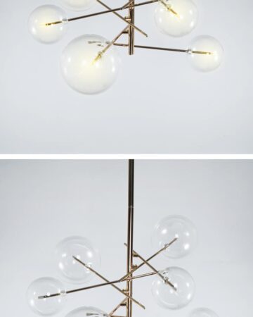 Đèn chùm thủy tinh bong bóng hiện đại VIRGO DL16
