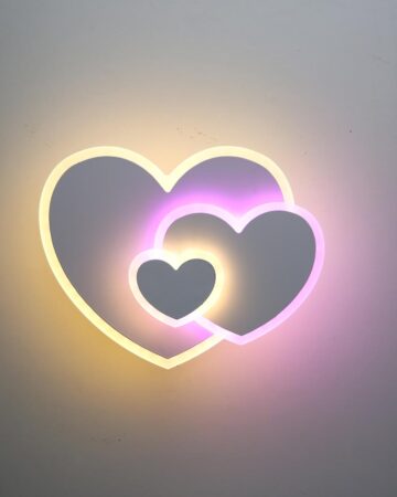 Đèn gắn tường hình trái tim VIRGO W07