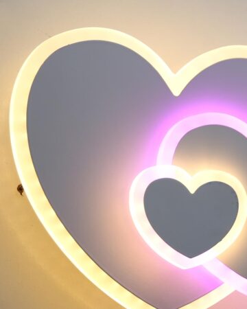 Đèn gắn tường hình trái tim VIRGO W07