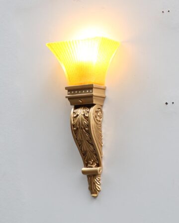 đèn tường ngọn đuốc thủy tinh cổ điển