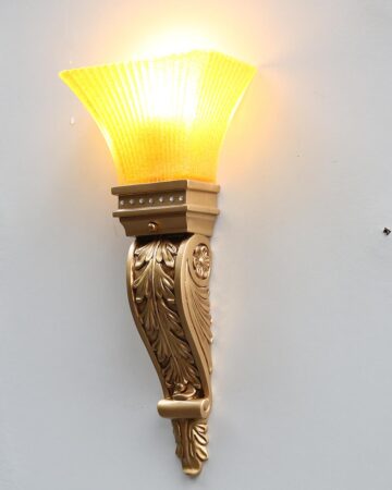 đèn tường ngọn đuốc thủy tinh cổ điển