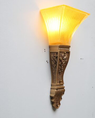 Đèn tường trang trí cổ điển ngọn đuốc & hoa hồng VIRGO W10