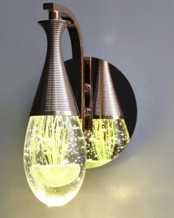 Đèn tường trang trí giọt nước thủy tinh con sứa VIRGO W11