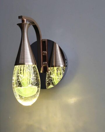 Đèn tường trang trí giọt nước thủy tinh con sứa VIRGO W11