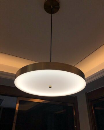 Đèn thả hiện đại dĩa kim loại VIRGO DL18