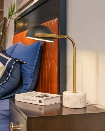 Đèn để bàn hiện đại chân đá cẩm thạch cao cấp VIRGO TL06