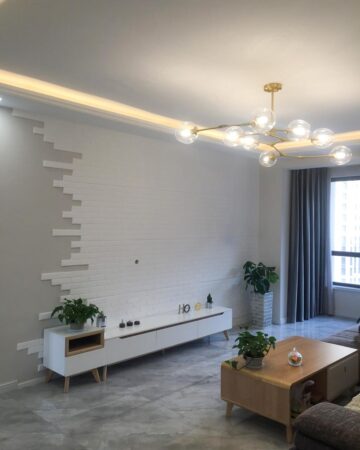 Đèn chùm thủy tinh thân vàng chao thủy tinh VIRGO DL20