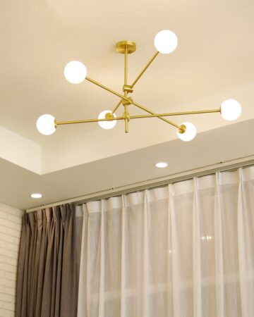 Đèn chùm trang trí hiện đại chao thủy tinh tròn VIRGO DL10