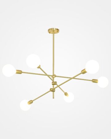 Đèn chùm trang trí hiện đại chao thủy tinh tròn VIRGO DL10