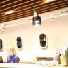 Đèn thả trong suốt trang trí quầy lễ tân khách sạn VIRGO DL42
