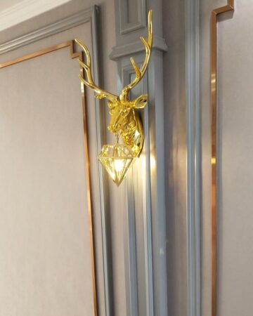 Đèn gắn tường đầu hươu ngặm kim cương VIRGO WL16