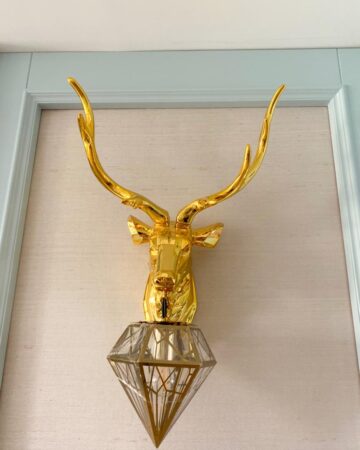 Đèn gắn tường đầu hươu ngặm kim cương VIRGO WL16