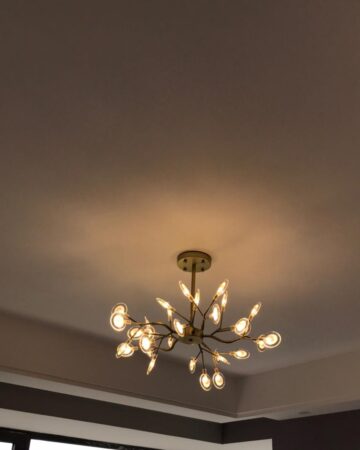 Đèn chùm Hera chao thủy tinh 2 lớp VIRGO DL31