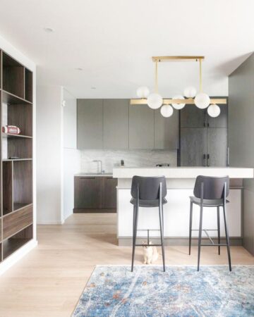 Đèn thả thanh ngang chao thủy tinh tròn hiện đại VIRGO DL33