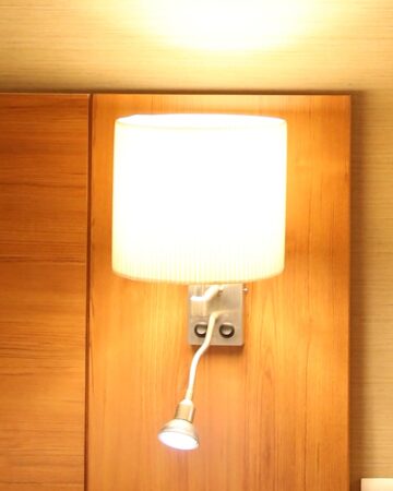 Đèn gắn tường đầu giường phòng ngủ có rọi LED đọc sách VIRGO DL91